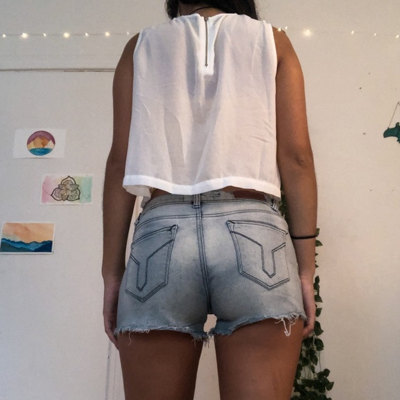 Sheer Crochet Crop Top - Picture 2 of 2